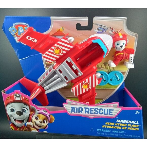 Paw Patrol Air Rescue Marshall Hero Hydro Plane Toy For Kids Ages 3+ - Picture 1 of 6